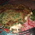 El cooksnap de Yani Parga cuando hizo Crepes verdes con pollo al verdeo super light 🍗🌮🍵❤️.