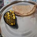 Mudra Smeet Mankad's cooksnap of when they made કોર્ન પાલક સબ્જી (Corn Palak Sabji Recipe In Gujarati).