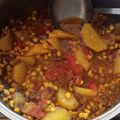 El cooksnap de Eva Montero cuando hizo Tomaticán con papas fritas.
