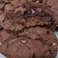 El cooksnap de Nancy cuando hizo Galletitas cookies tipo brownie de chocolate con chips 🍪.