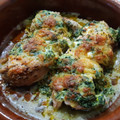 El cooksnap de MaryGlory cuando hizo Pechuga de pollo rellena de espinacas.