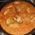El cooksnap de Carlos Muñoz Encinar cuando hizo Arroz con alitas de pollo.
