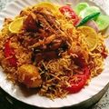 sandhya Dutta 's cooksnap of when they made চিকেন বিরিয়ানি (chicken biryani recipe in Bengali).