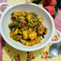Arvinder kaur का कुकस्नैप जब उन्होंने हरे प्याज़ की सब्जी (spring onion sabji recipe in Hindi) बनाया था।