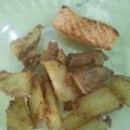 Cooksnap dari DiDapur untuk resep •Salmon Potato Wedges with Honey Mustard Sauce• by Dapur Itha