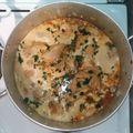 El cooksnap de Ezequiel Rouges cuando hizo Pollo Negro con papas.