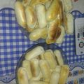 El cooksnap de Carolina Gracia cuando hizo Salchichas envueltas.