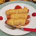 Sesztákné Lázár Irén Cooksnap-ja, amikor elkészítette a(z) Virslis leveles receptet.