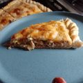 El cooksnap de Yamii Zabala cuando hizo Tarta de pollo y verduras con masa casera.