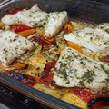 El cooksnap de Lidia Sabio cuando hizo Perca al horno con patatas.