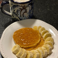 El cooksnap de Yanira Porcelli cuando hizo Hotcakes/pancakes de avena.