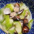 14號廚房 的 絲瓜蛤蜊麵線 cooksnap