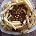 El cooksnap de Teresita Felíz cuando hizo Tomaticán con papas fritas.