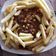 El cooksnap de Teresita Felíz cuando hizo Tomaticán con papas fritas.