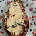 El cooksnap de alejandra cuando hizo Berenjenas rellenas.