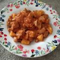 El cooksnap de Sandra cuando hizo Carne en salsa estilo granadino.