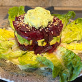 El cooksnap de Ascensión Reina Méndez Ramos cuando hizo Tartar de remolacha y aguacate con mayonesa de aguacate.