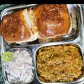 Himani Kashyap का कुकस्नैप जब उन्होंने पाव भाजी (Pav Bhaji Recipe in Hindi) बनाया था।