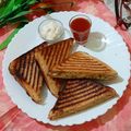 Bindi Dey's cooksnap of when they made পট্যাটো স্যান্ডউইচ (Potato sandwich recipe in bengali).