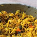 Cooksnap από Strata Al. στη συνταγή Σπανακόρυζο με καρότο, τζίντζερ και κουρκουμά