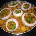 Anuja A Muley's cooksnap of when they made Chole masala.
