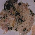 El cooksnap de Belén Zalazar cuando hizo Arroz con acelga y atún.