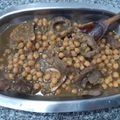 El cooksnap de María Amelia cuando hizo Pierna de ternera con garbanzos.