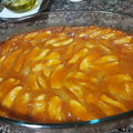 El cooksnap de Gema Pérez cuando hizo Tarta de manzanas en gajos.