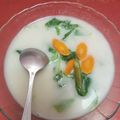 Cooksnap dari Ria Indriyani Firdaus untuk resep Bobor BAYAM Labu Siam (#pr_masakanbersantan)