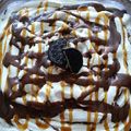 Koichi's cooksnap of when they made Oreo Icecream Cake.