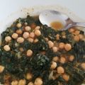 El cooksnap de ade cuando hizo Garbanzos con espinacas.