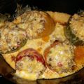 korinne.carr's cooksnap of when they made Crockpot stuffed peppers.