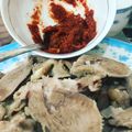 Cooksnap của Pi Ha khi họ làm theo món Gỏi Lưỡi Heo