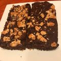 El cooksnap de Vania Castillo cuando hizo Brownie saludable.