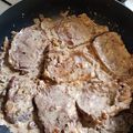 El cooksnap de Claude Wilde cuando hizo Carne con salsa crema de champiñones.