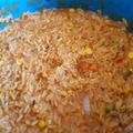 El cooksnap de Beto SantiCer cuando hizo Carne molida con arroz rojo.