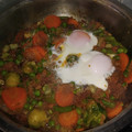 El cooksnap de Aprendiza74 cuando hizo Menestra esparragada con huevo cuajado.