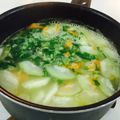 Cooksnap của Bích Hòa khi họ làm theo món Canh bí nấu tôm nõn
