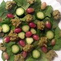 healthynfitlifestyle's cooksnap of when they made Avocado, Cucumber & Grape Salad.