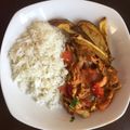 El cooksnap de Jean Pierre Trigoso cuando hizo Saltado de Atún.