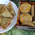 Hina Ibrahim's cooksnap of when they made Qeema bhare samosay.