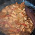 El cooksnap de Luciana cuando hizo Pollo al disco con cerveza rubia.