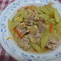 潘俊霖的(簡單料理) 的 清炒大黃瓜 cooksnap