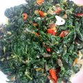 Cooksnap dari Azizah Rayariza untuk resep Tumis daun singkong pedas