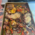El cooksnap de Arsenio cuando hizo Entraña confitada con guarnición de papas, cebolla y morrón.