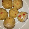 Momyn Areefa's cooksnap of when they made Yam bolls.