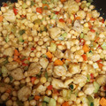 El cooksnap de Montse Puig cuando hizo Curry de pollo, garbanzos y verduras.