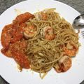 Cooksnap dari dewi wuland untuk resep Shrimp Spaghetti Aglio Olio (very simple and delicious!)