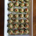 gannsberg's cooksnap of when they made Shrimp Salad Cucumber Cups.