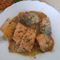 El cooksnap de Jose rubio carrera cuando hizo Trucha asalmonada en salsa verde con patatitas.